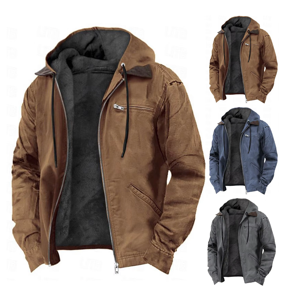 Men's Hooded Full Zip Jacket