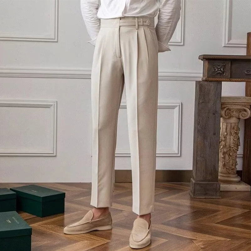 The Savile Pleated Pants for Men
