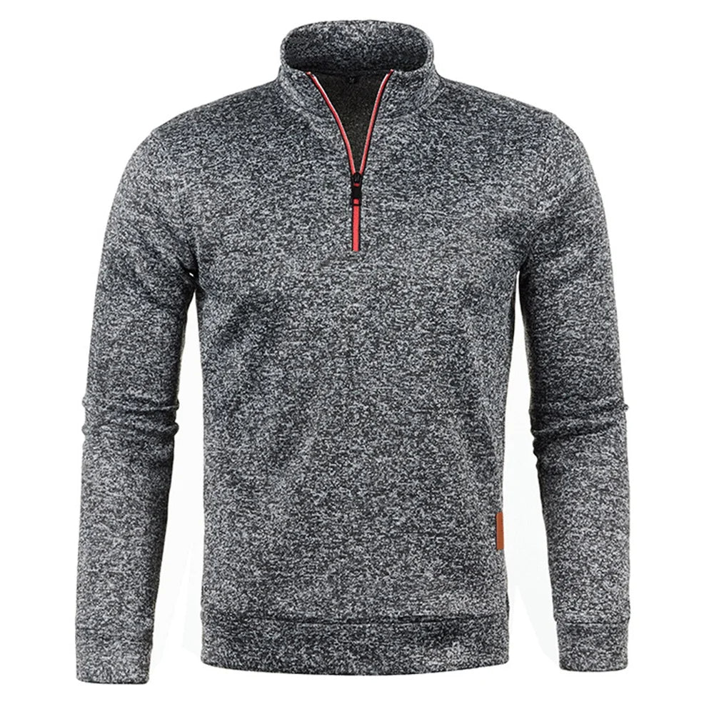 The Highland Half Zip Sweater – Fleece Pullover Sweatshirt for Men