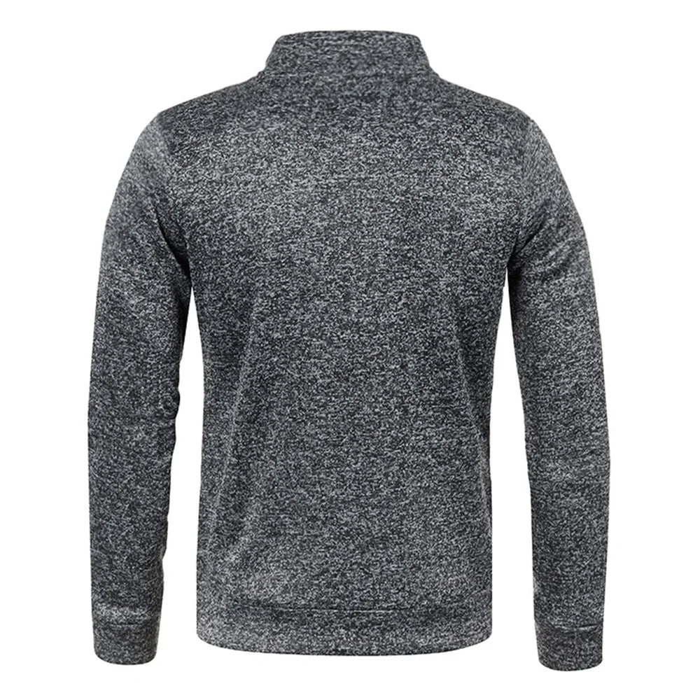 The Highland Half Zip Sweater – Fleece Pullover Sweatshirt for Men
