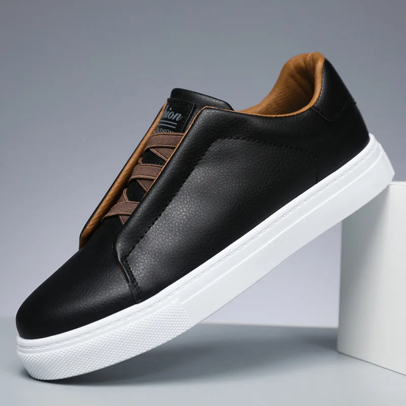 The Ashford Premium Leather Slip On Orthopedic Sneakers for men