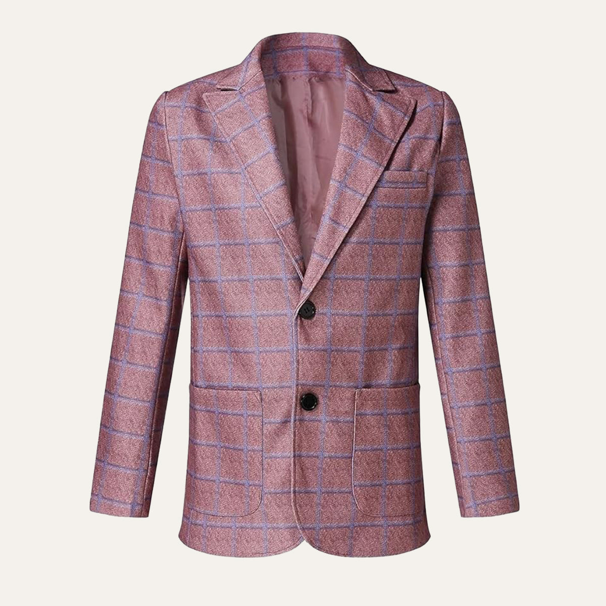 The Garda Porto Men’s Checked Double Breasted Plaid Blazer - Wedding Guest