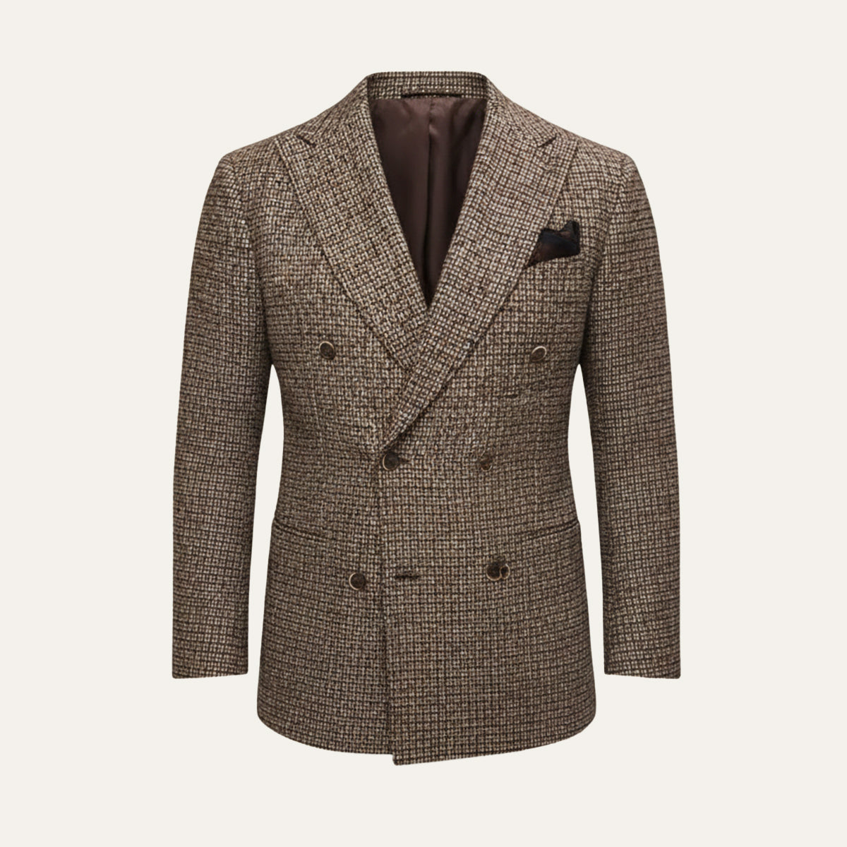 The Garda Porto Men’s Checked Double Breasted Plaid Blazer - Wedding Guest