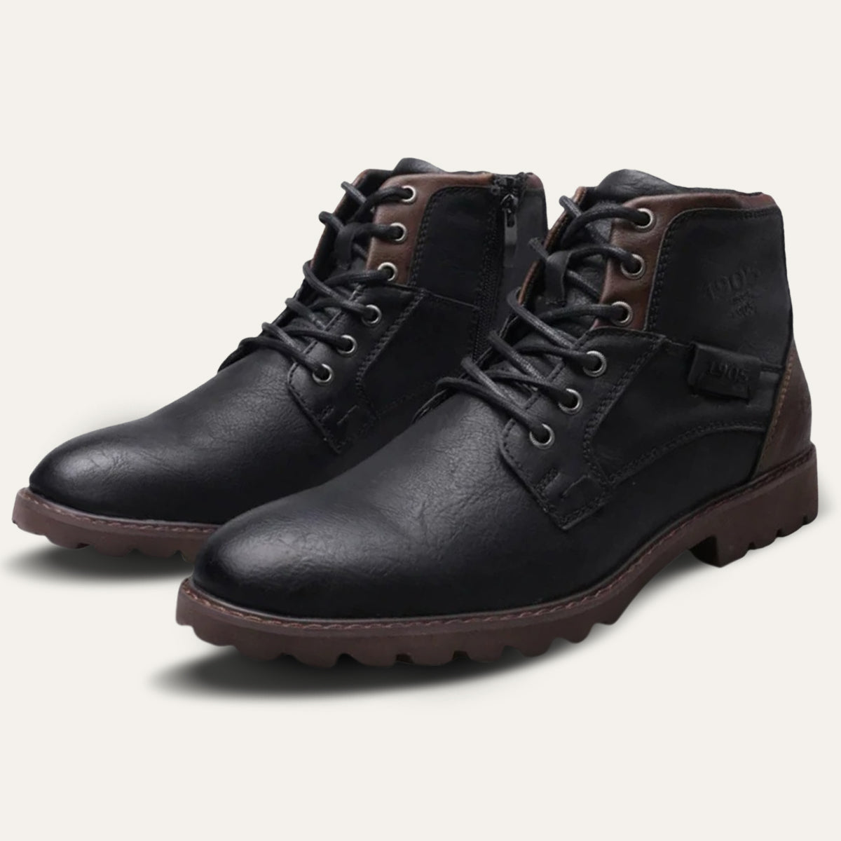 The Oakshade Men’s Military Combat Leather Boots