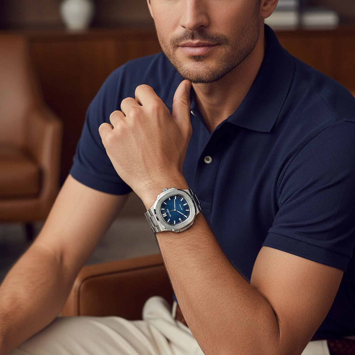 The Swiss Luxury Stainless Steel Men's Watch