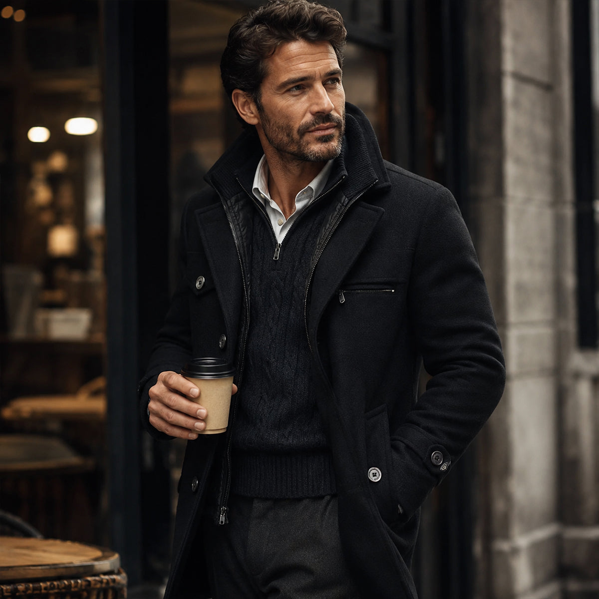 The Stonemont Men’s Smart Casual Winter Coat