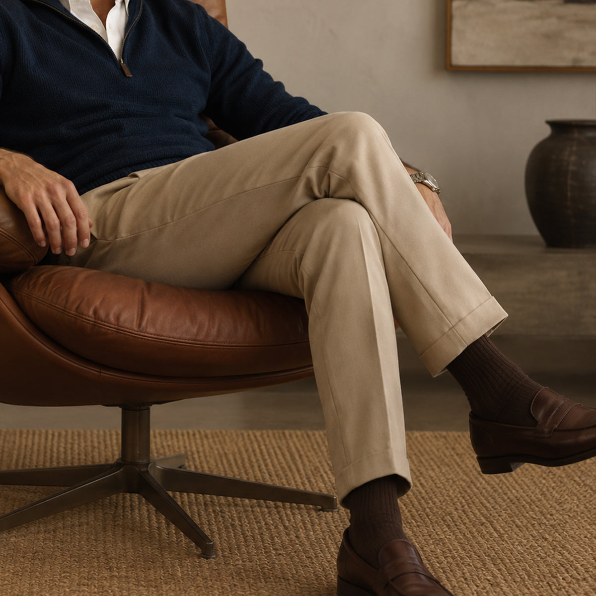 The Desenzano Men’s Classic Fit Formal Dress Pants