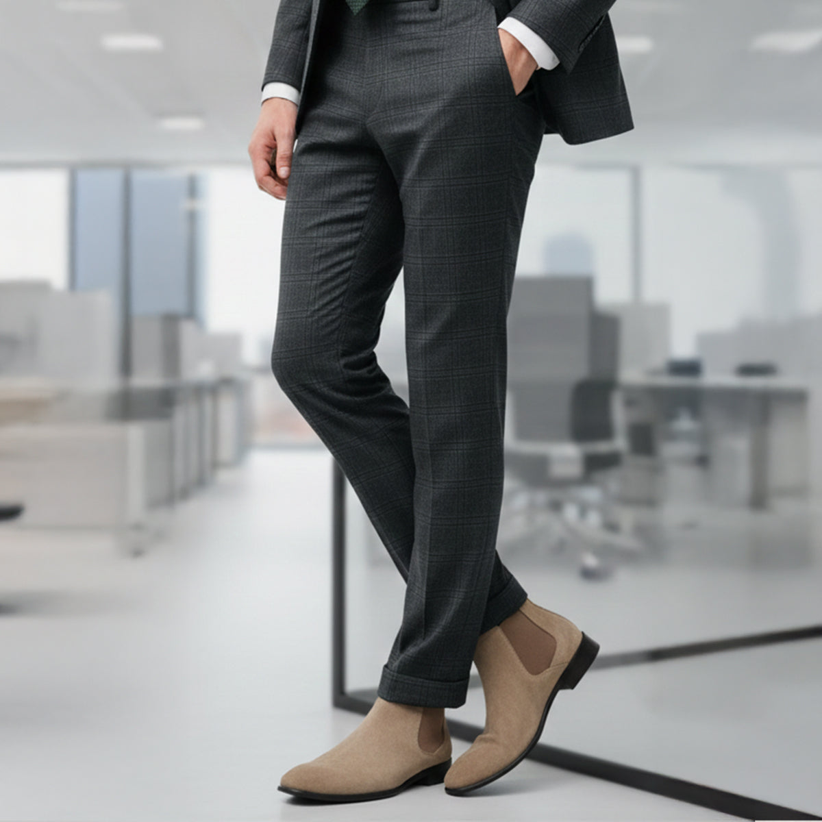 The Aldridge Men’s Retro Leather Ankle Chelsea Boots