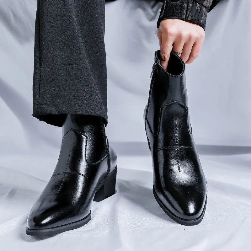 The Carmel Valley Men's Block Heel Chelsea Boots