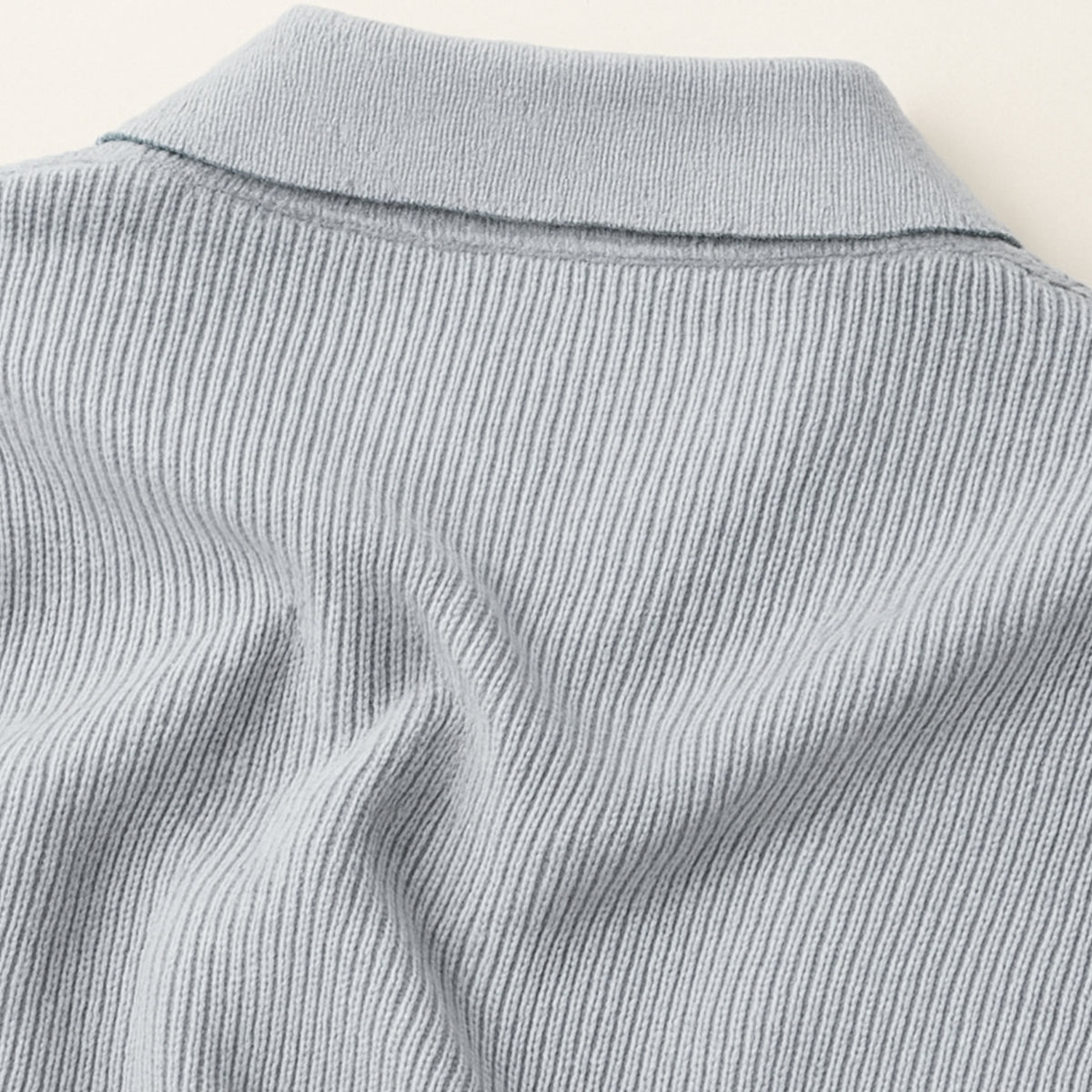 The Portofino Knitted Long Sleeve Polo Sweater for Men - Open Collar