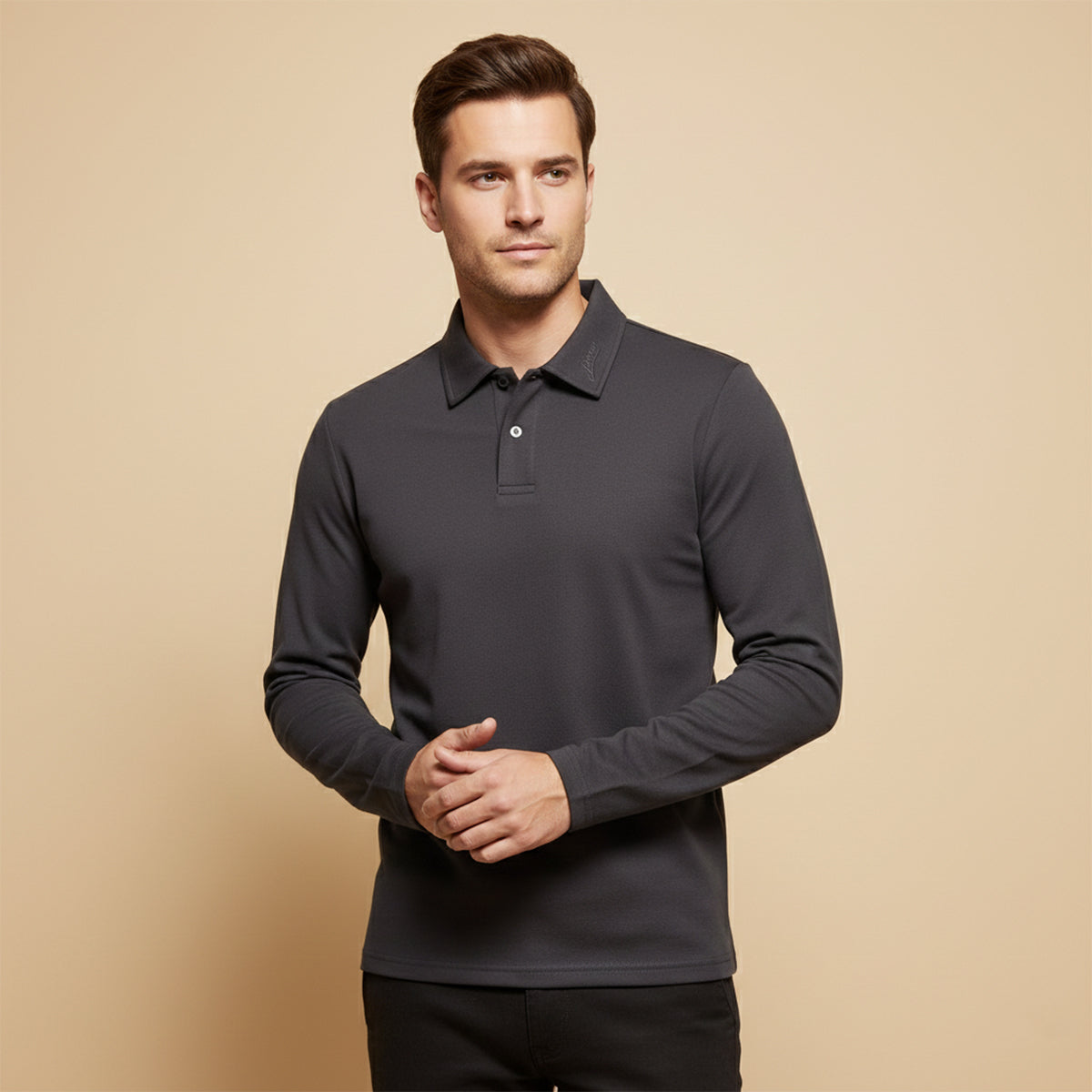 The Porto Long Sleeve Modern Cotton Shirt for Men