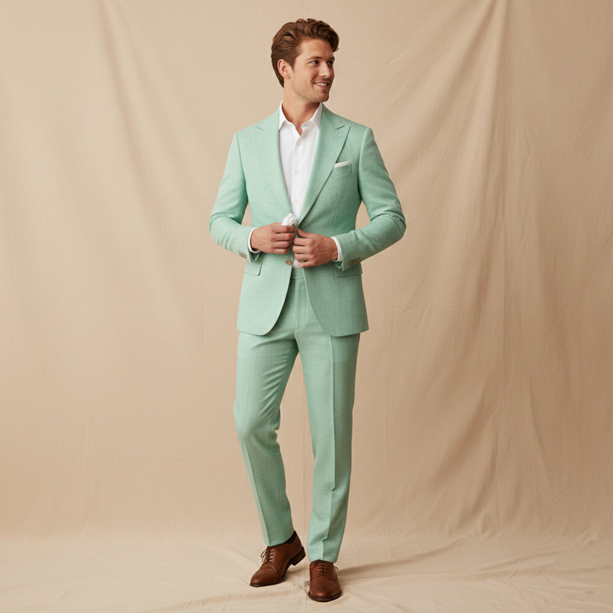 The Lausanne Men’s Casual Linen Suit Set – Blazer & Pants