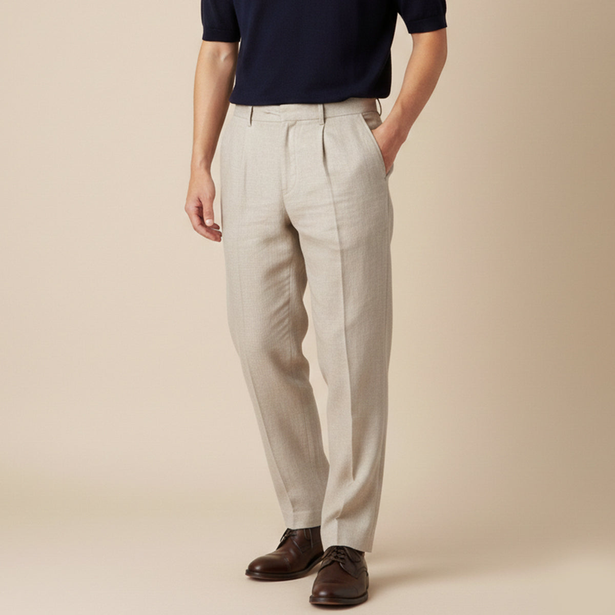 The Portofino Men’s Loose Fit Lightweight Linen Pants
