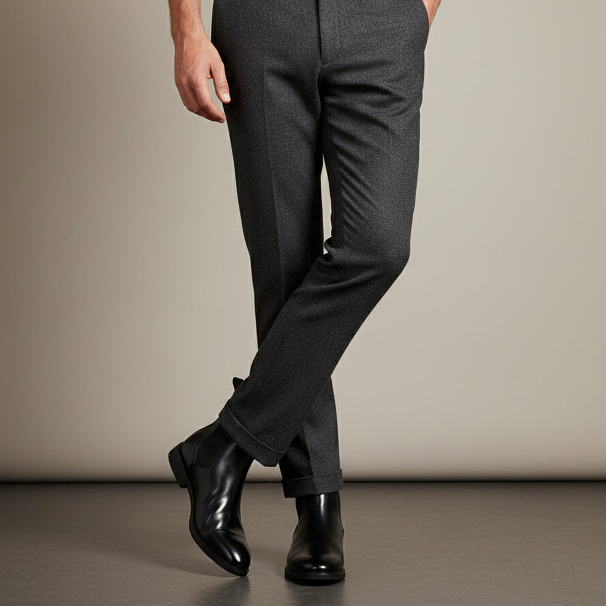 The Cobblestone Men’s Classic Ankle Slip On Leather Boots