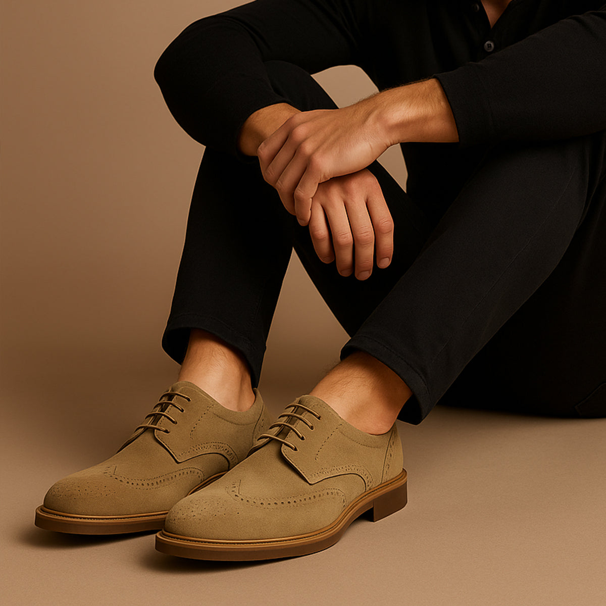 The Desenzano Men’s Suede Dress Shoe – Classic Casual Smart Shoe