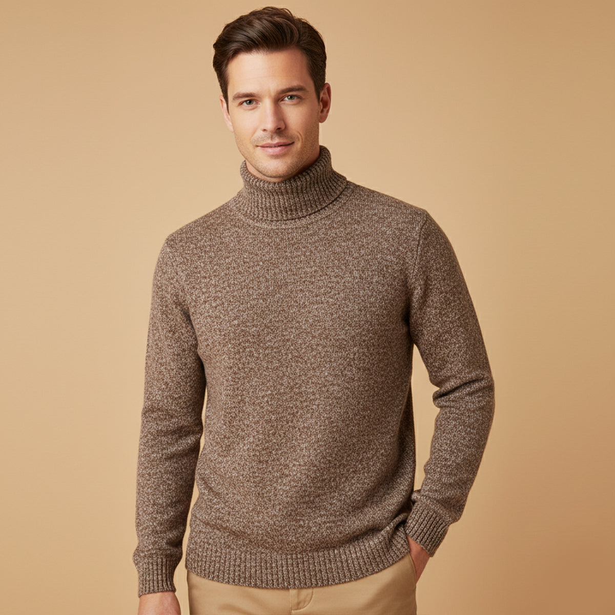 The Highclere Merino Turtleneck for Men