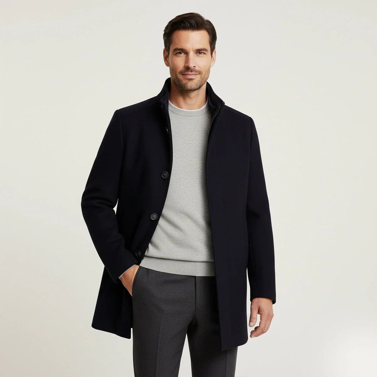 The Vienna Wool Coat – Men’s Classic Winter Overcoat