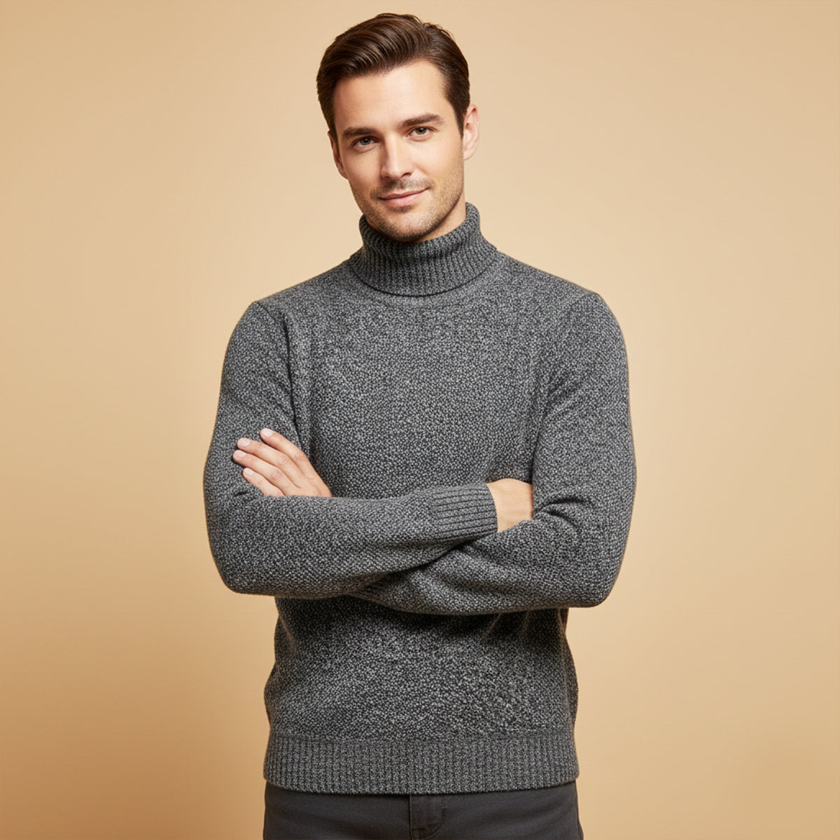The Highclere Merino Turtleneck for Men