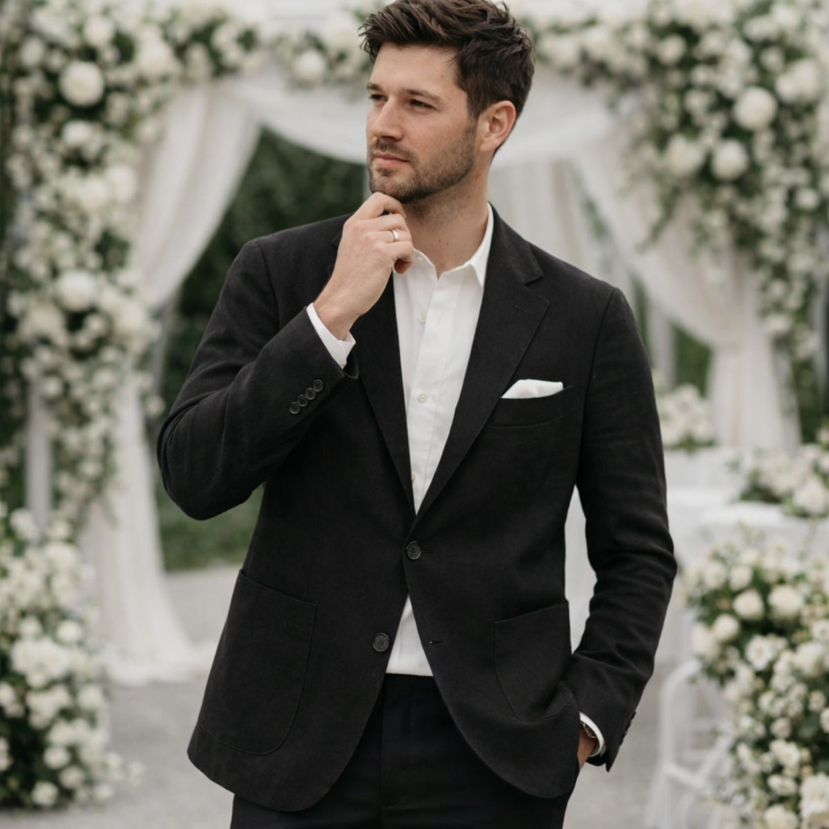 The Miami Linen Summer Blazer - Wedding Guest Men - Formal Occasions