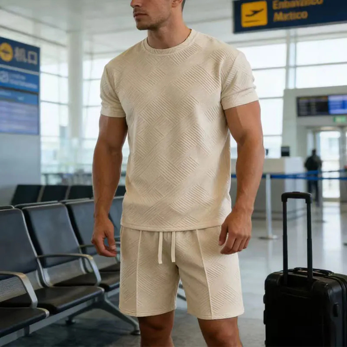 The Ashgate Men’s Casual Summer Set – T Shirt & Shorts