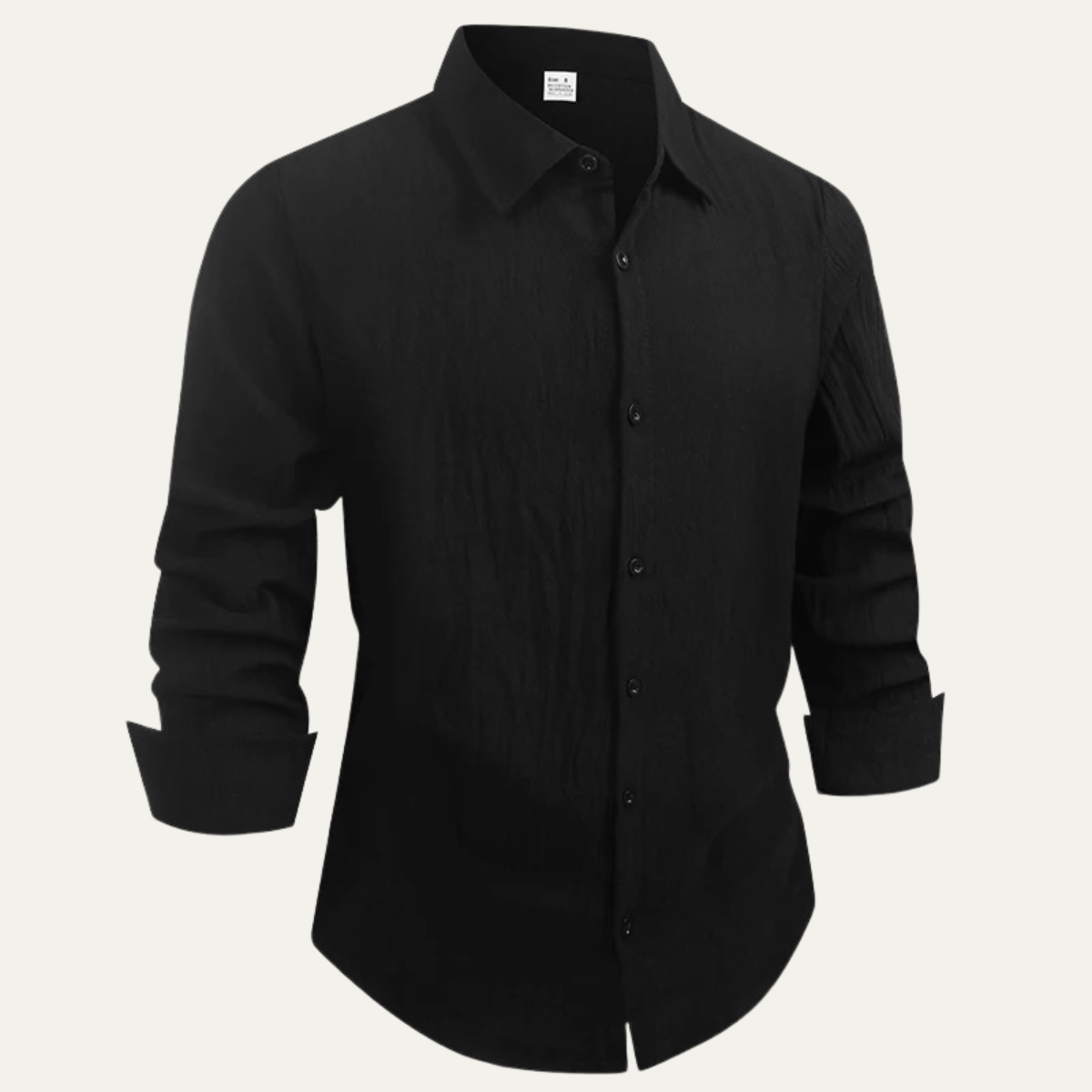 The Sarzana Men’s Business Button Down Linen Cotton Shirt