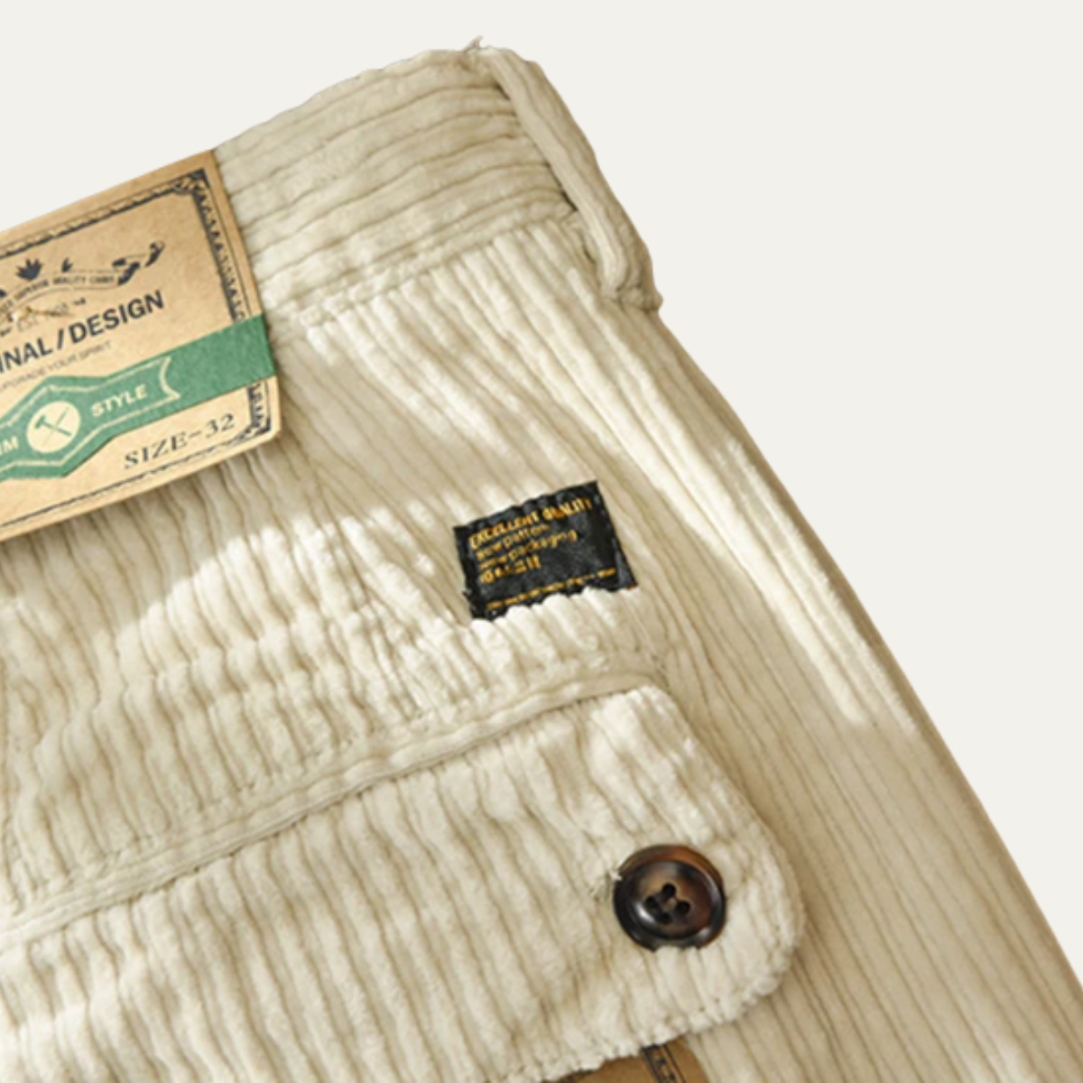The Amberfield Men’s Casual Corduroy Cargo Pants