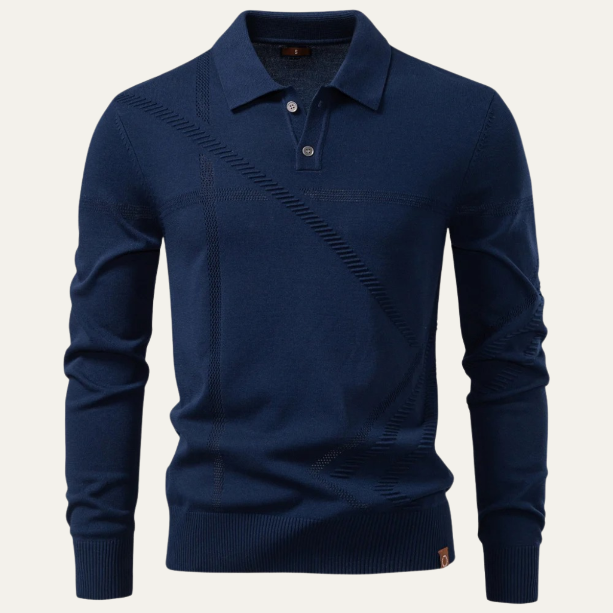 The Battersea Men’s Lightweight Knit Polo Sweater