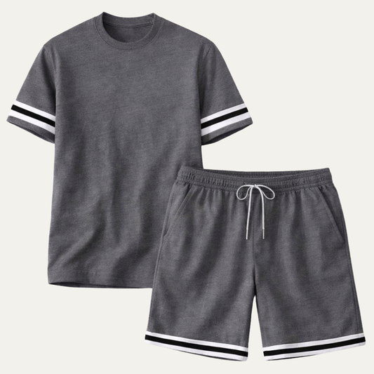 The Modena Men’s Trendy Summer Set – T Shirt and Shorts