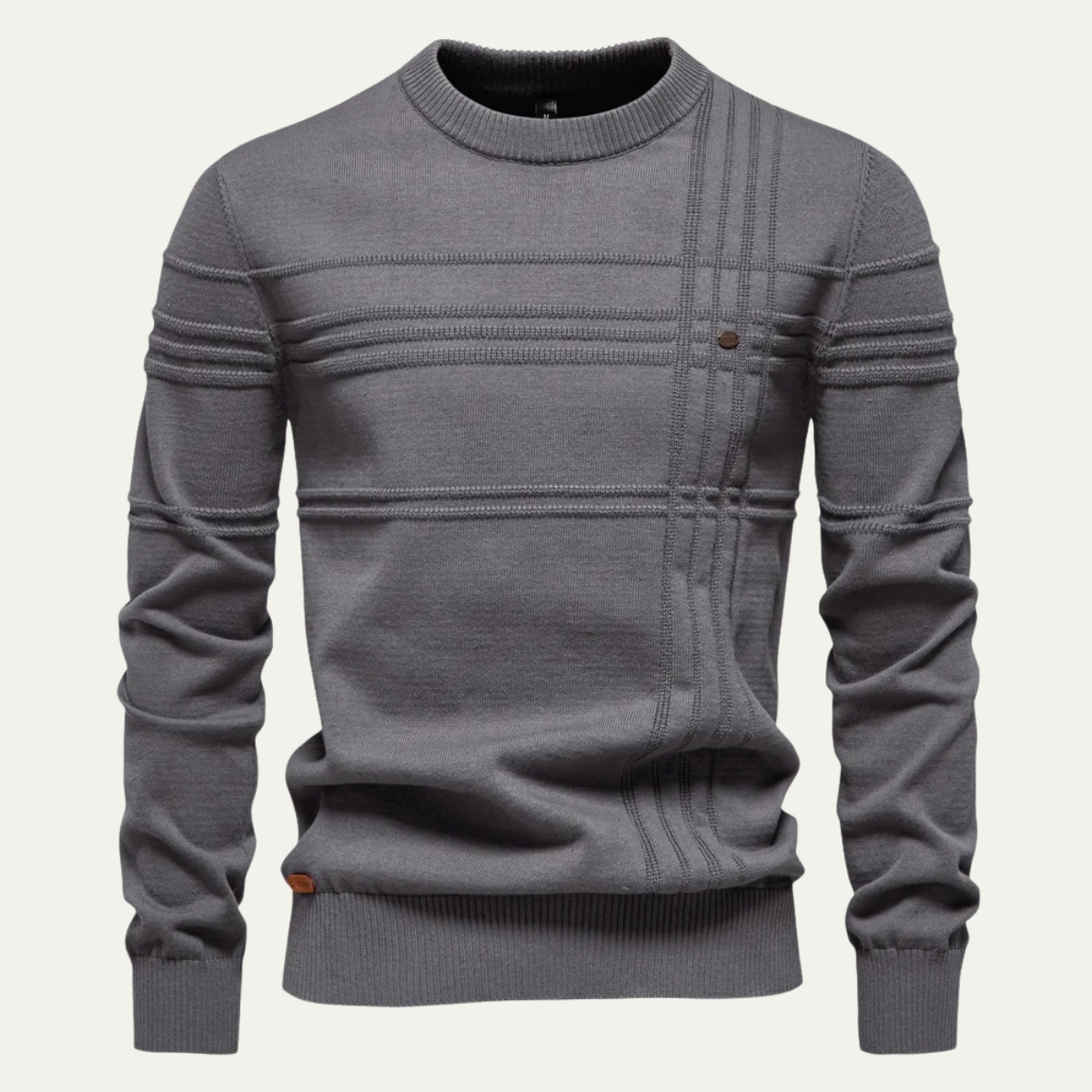 The Brighton Men’s Classic Crew Neck Knit Sweater