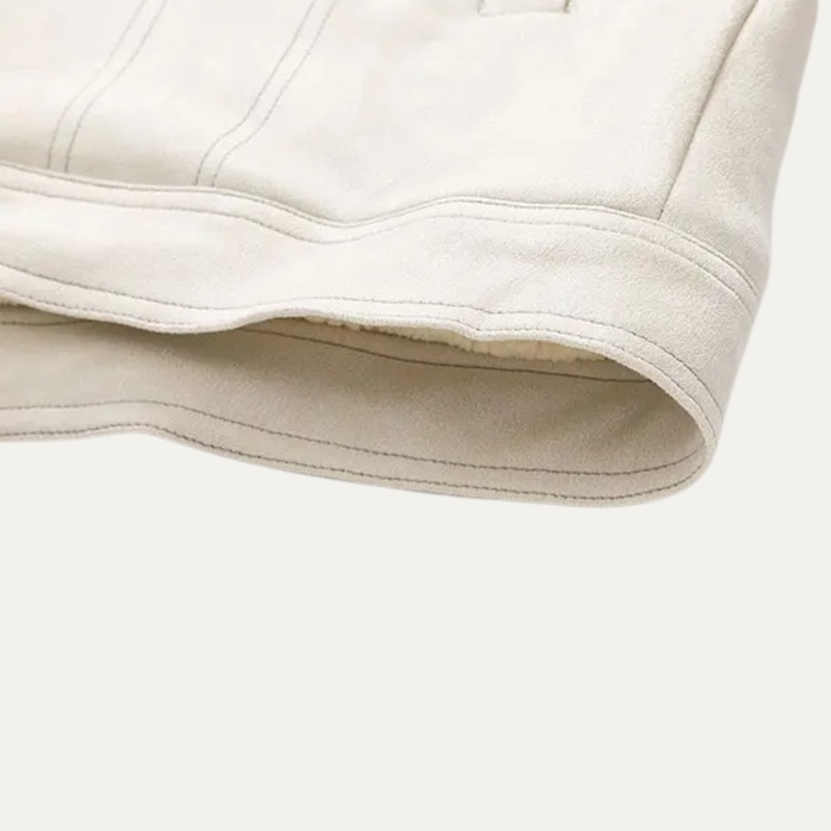 The Sicilia Men’s Fleece Lined Suede Sherpa Jacket with Shearling Collar