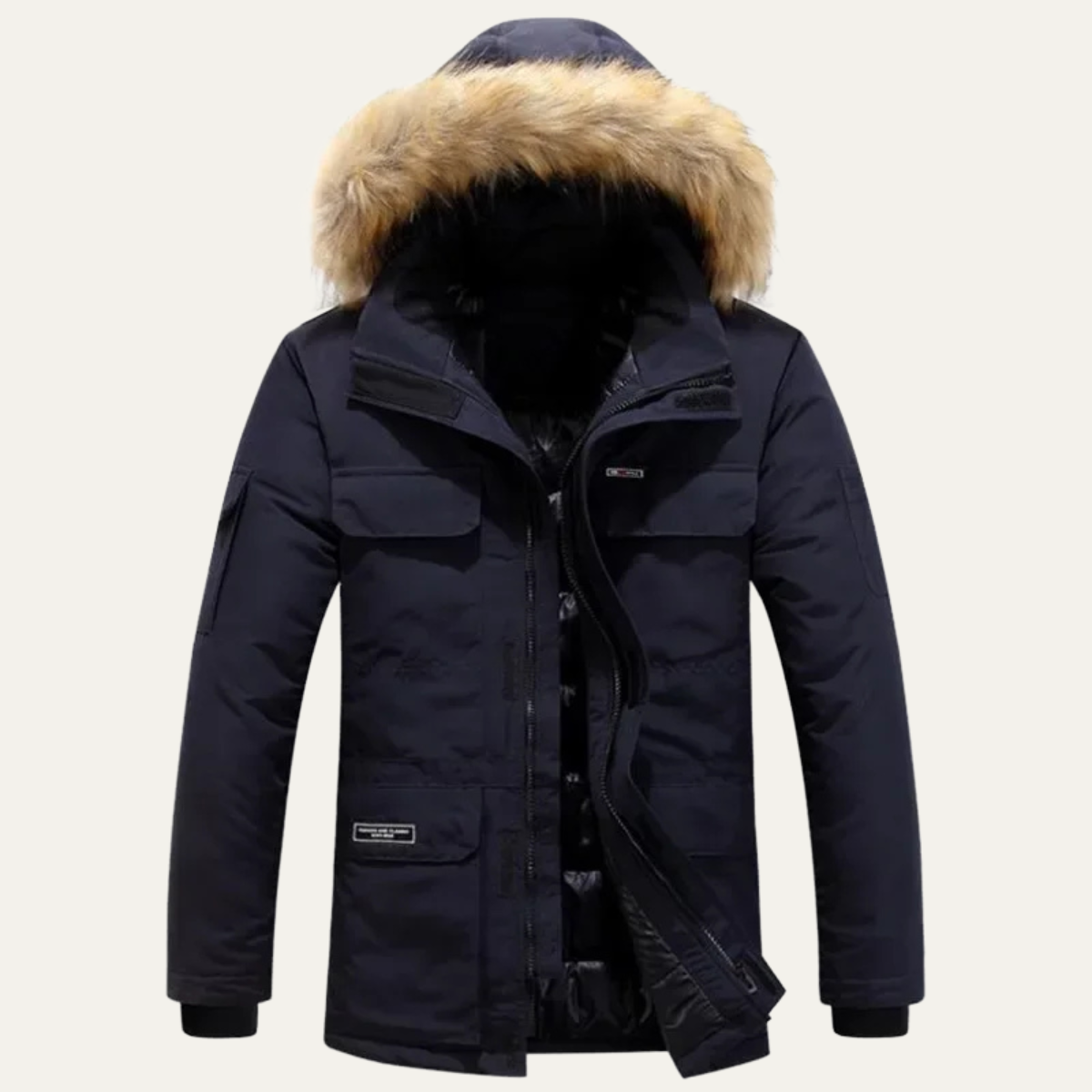 The Whitford Men’s Thick Warm Hooded Parka Jacket