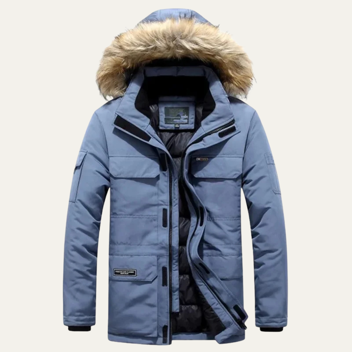 The Whitford Men’s Thick Warm Hooded Parka Jacket