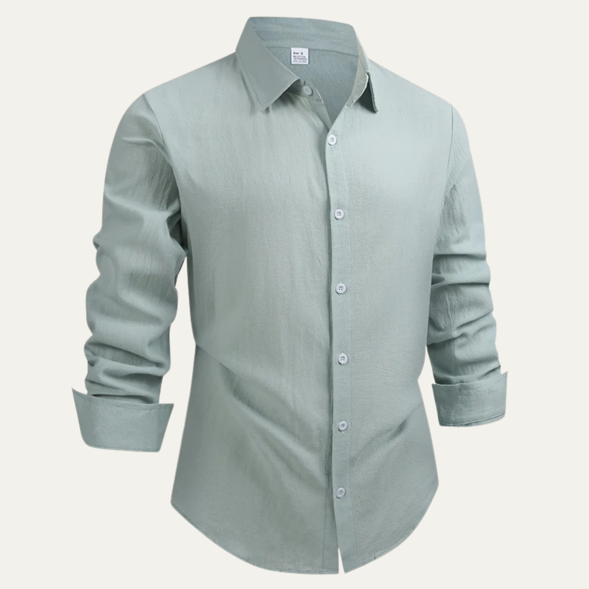 The Sarzana Men’s Business Button Down Linen Cotton Shirt