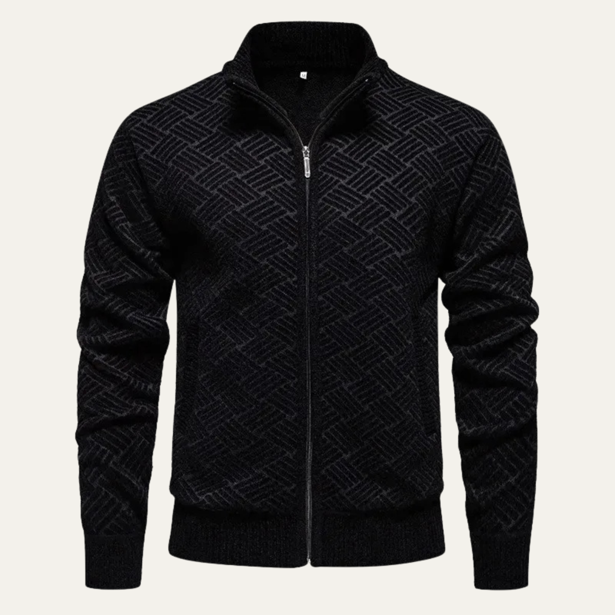 The Tropea Men’s Warm Fleece Lined Knitted Zip Cardigan