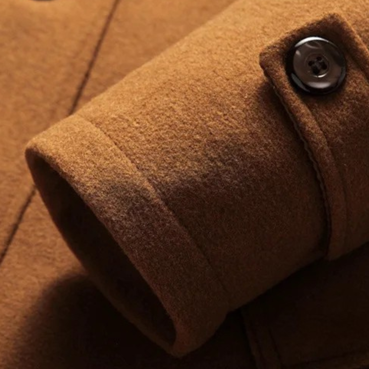 The Belgravia Men's Wool Blend Trench Coat with Quilted Lining