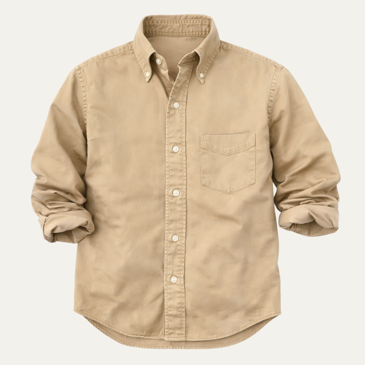 The Vercelli Men’s Solid Color Button Down Casual Shirt