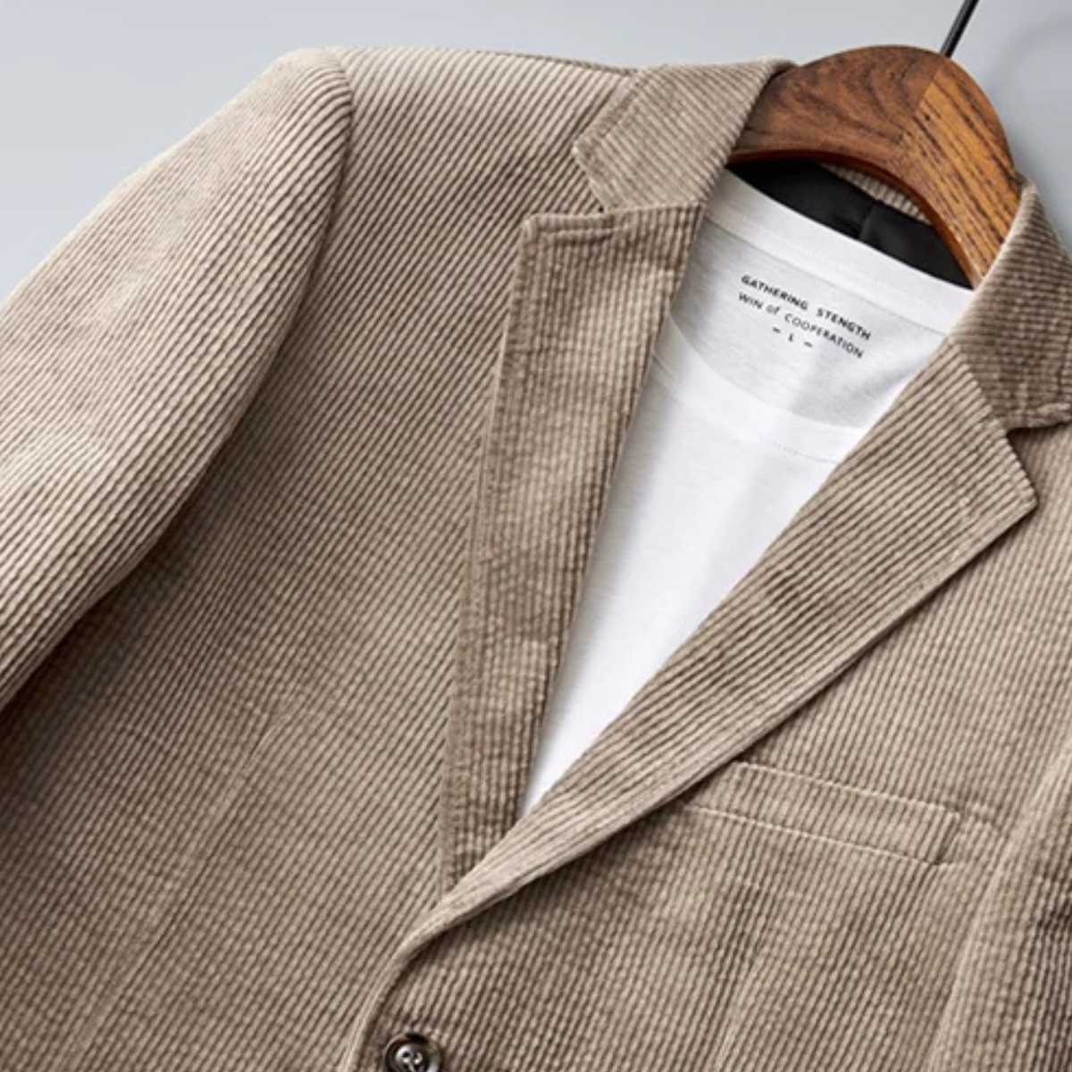 The Giglio Men’s Slim Fit Corduroy Blazer Suit