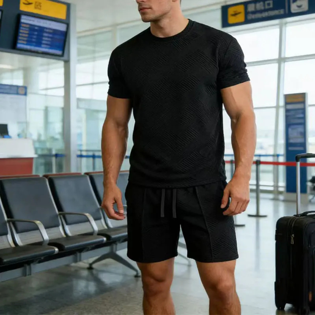 The Ashgate Men’s Casual Summer Set – T Shirt & Shorts