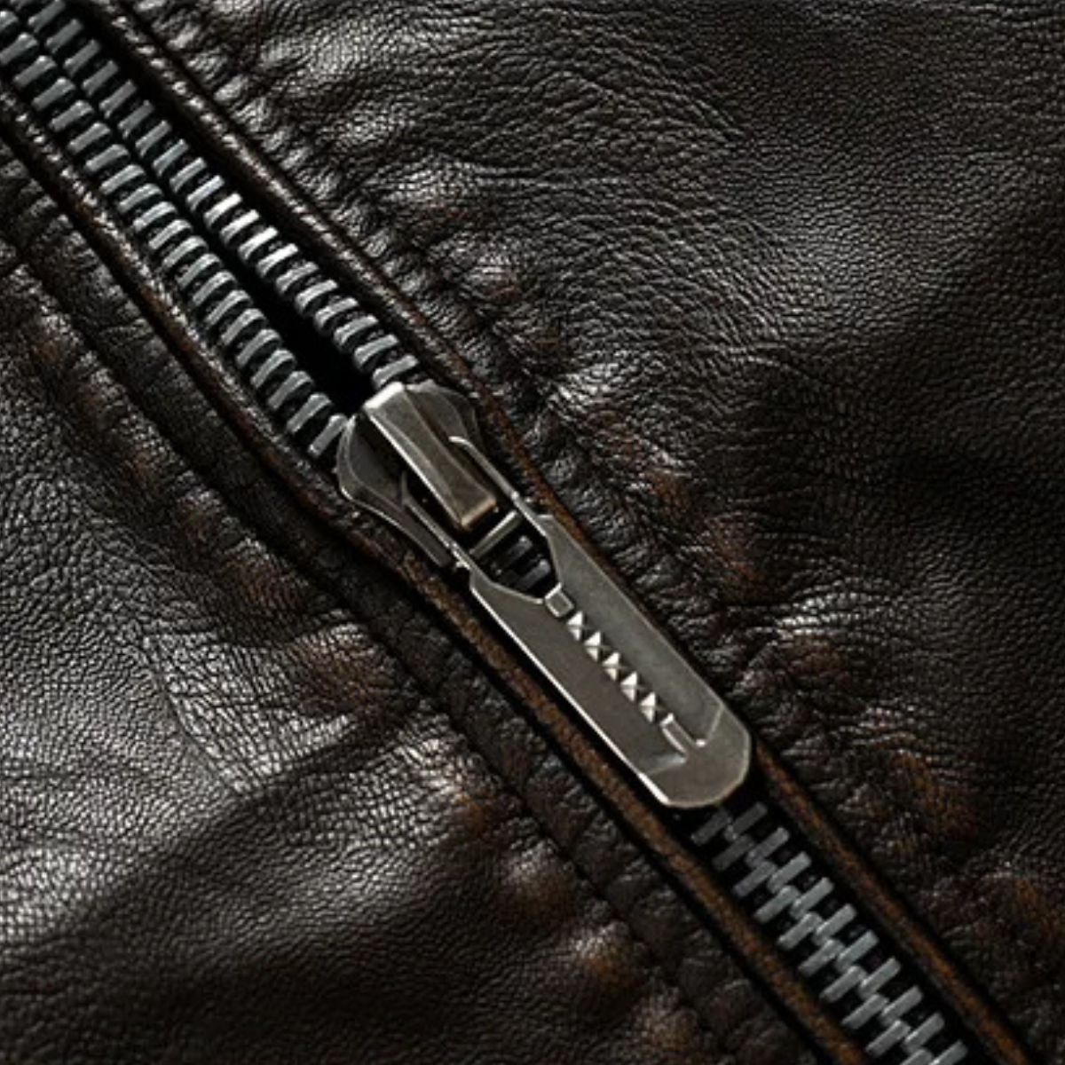 The Broadmoor Men’s Slim Fit Stylish Biker Leather Jacket