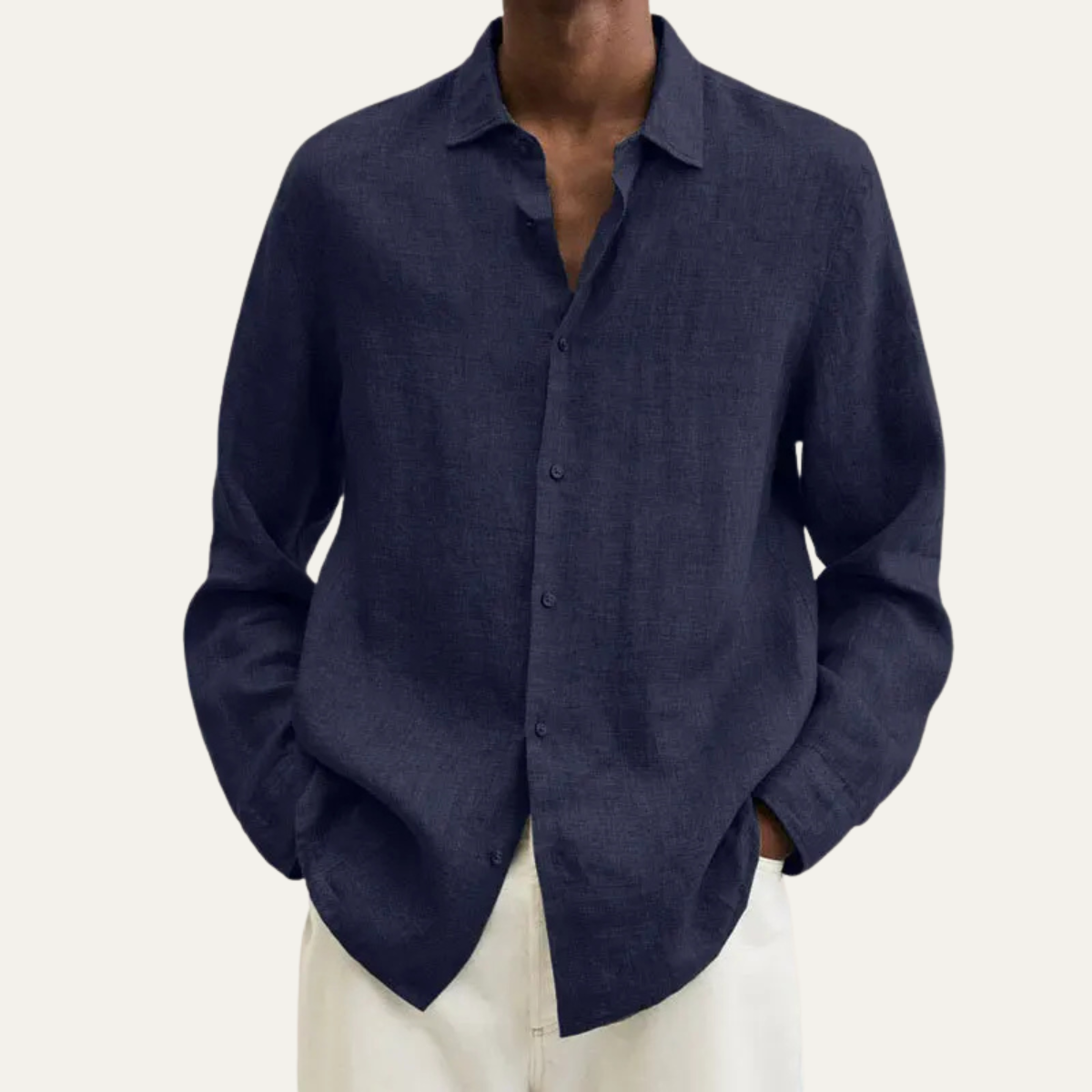 The Palm Beach Men’s Relazed Fit Button Down Summer Shirt