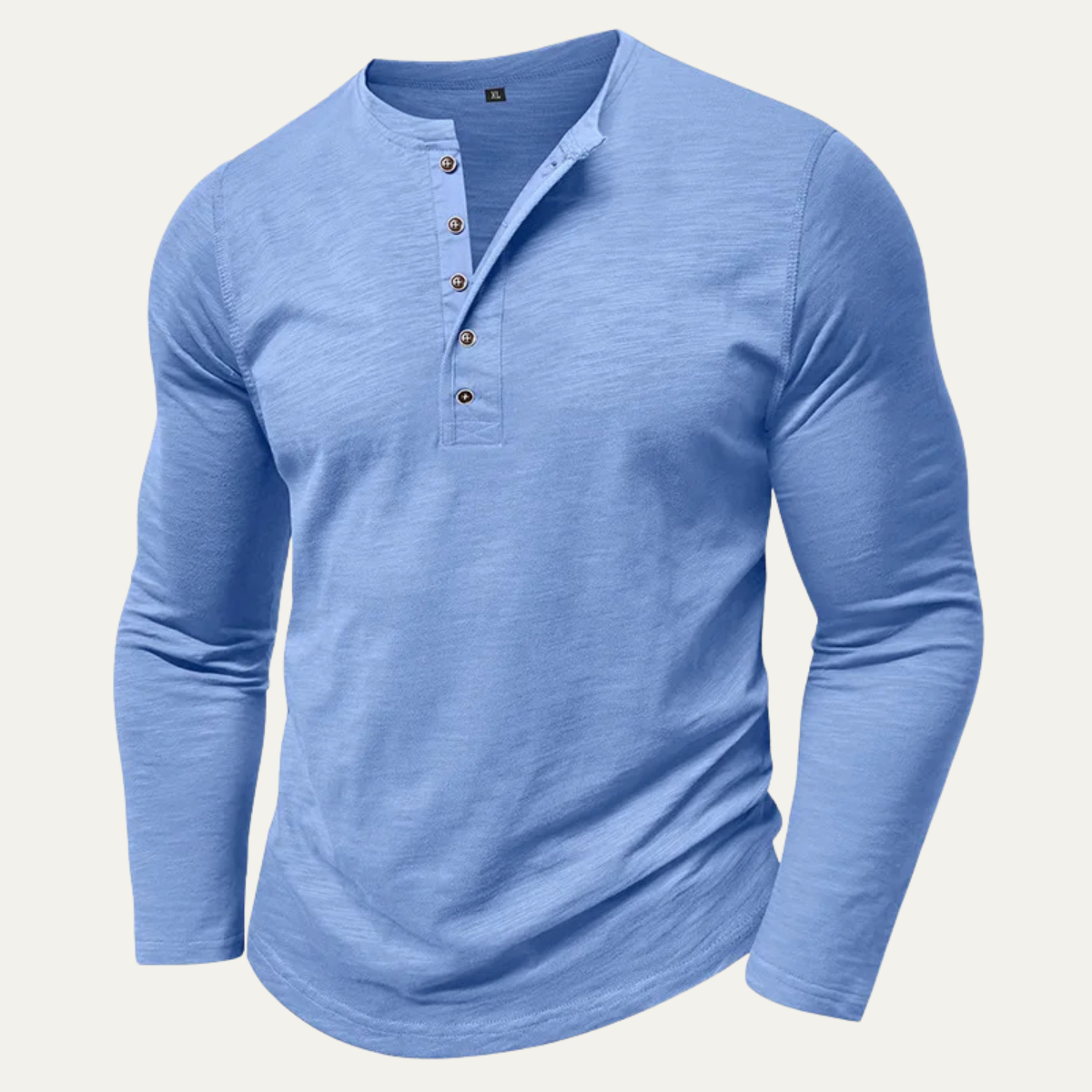 The Oakbrook Ridge Men’s Casual Solid Color Slim Fit Henley T Shirt