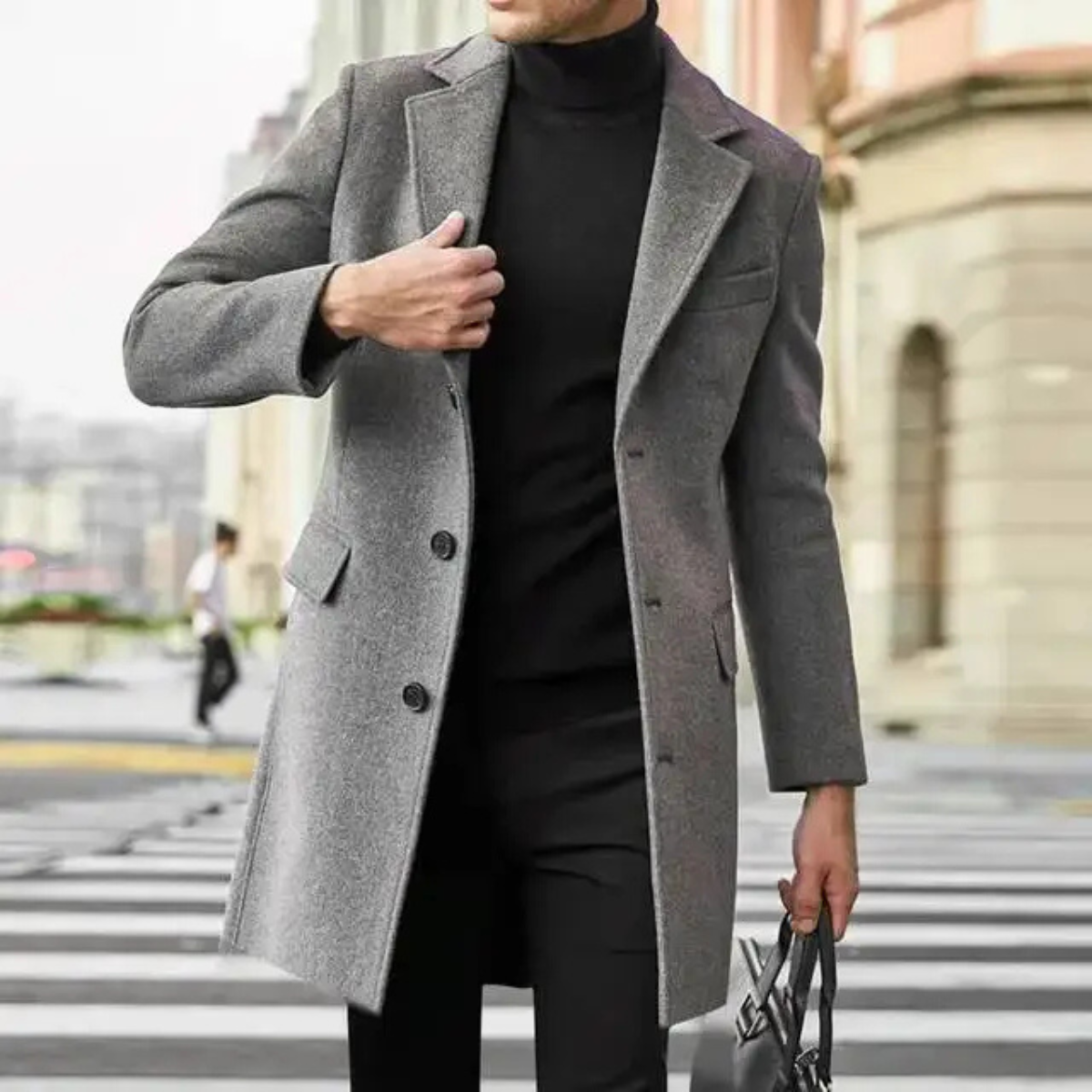 The Eastgate – Men’s Smart Tailored Overcoat