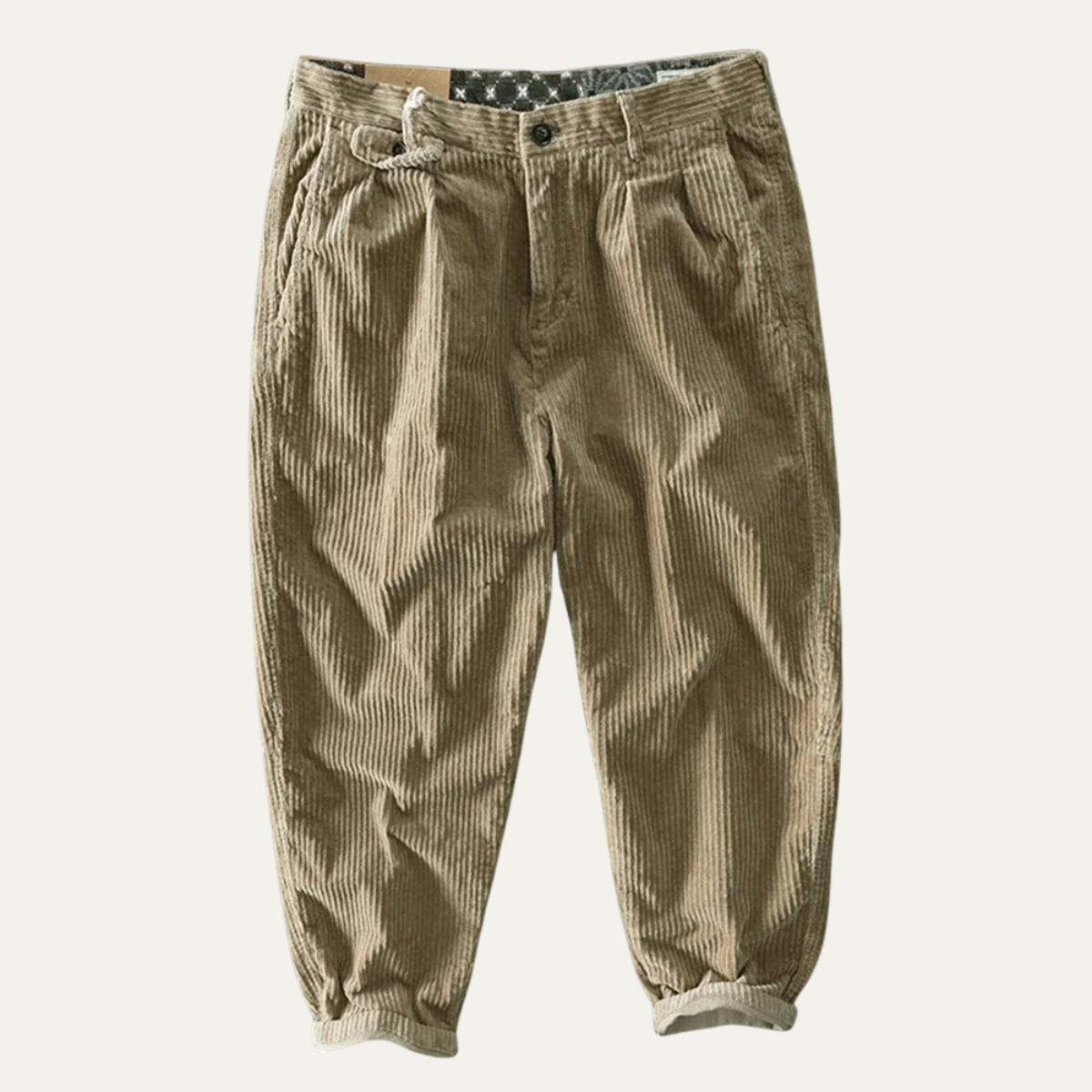 The Amberfield Men’s Casual Corduroy Cargo Pants