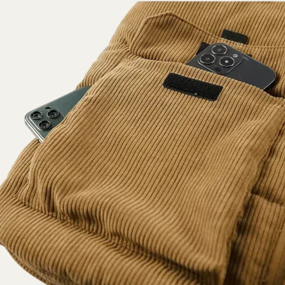 The Silverhill Men’s Corduroy Warm Padded Puffer Vest