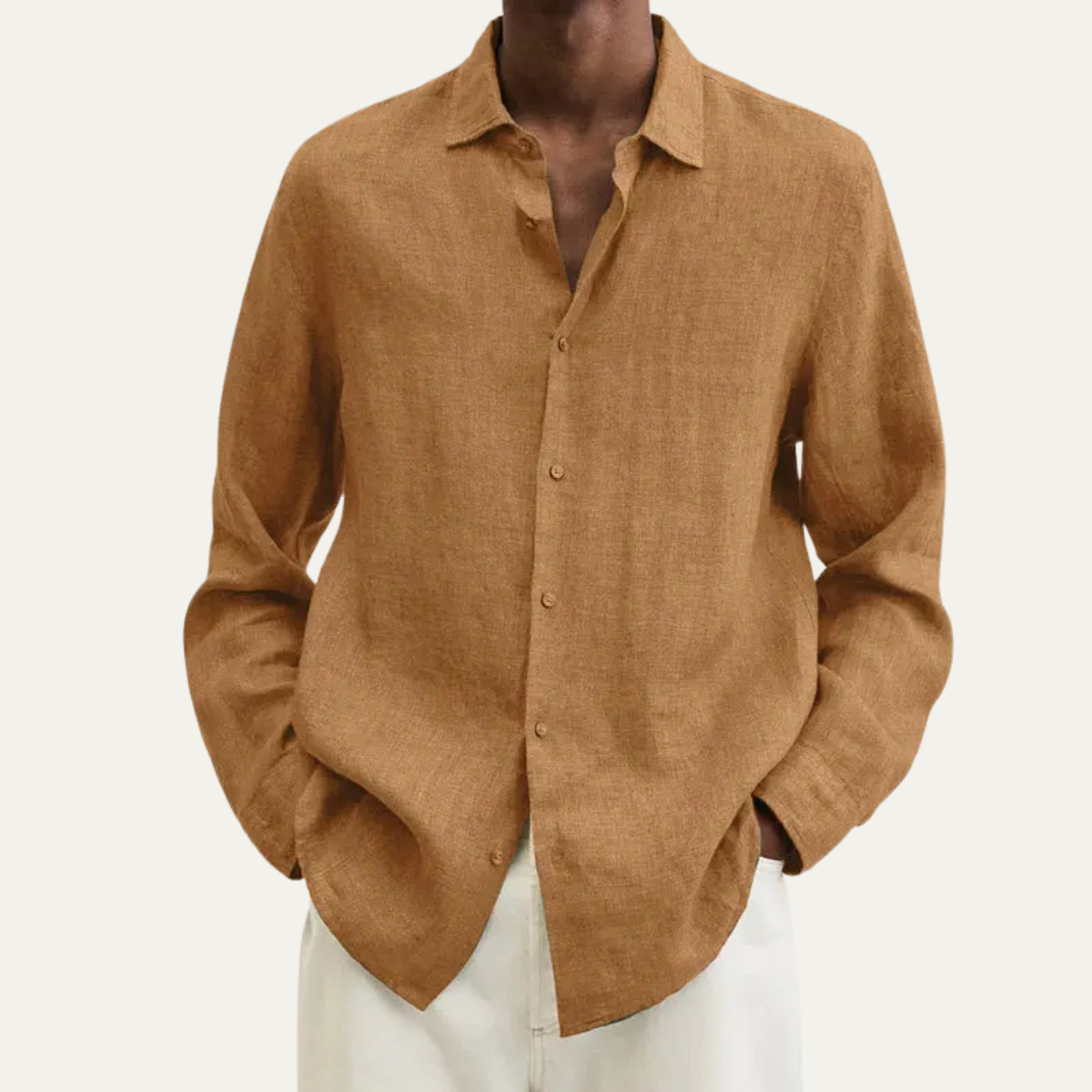 The Palm Beach Men’s Relazed Fit Button Down Summer Shirt