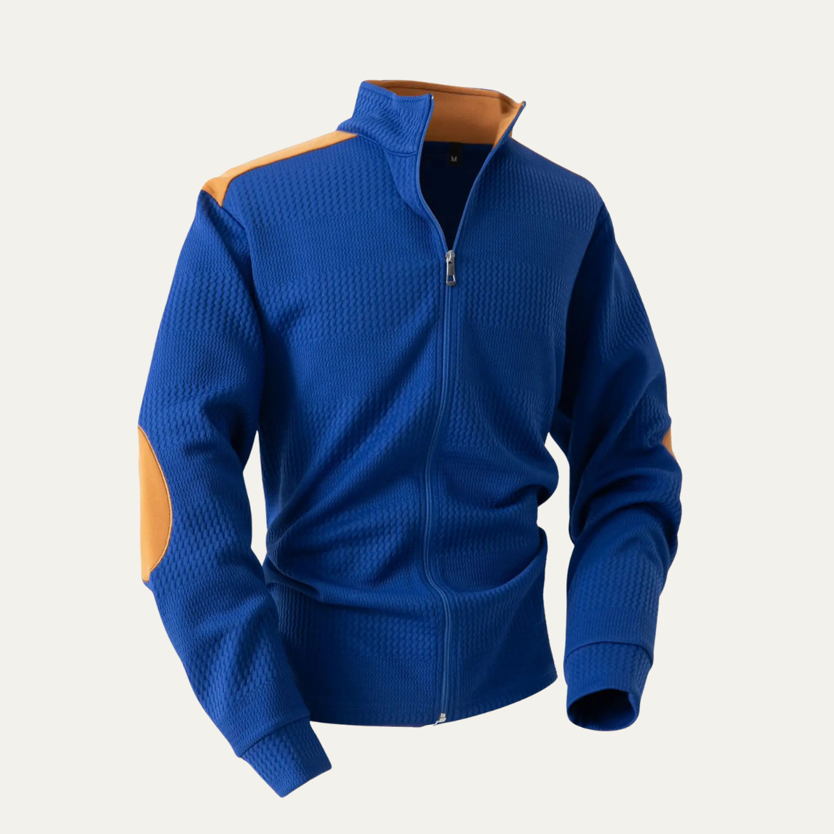 The Vernaccia Men’s Casual Lightweight  Zip Up Knit Stand Collar Sweater