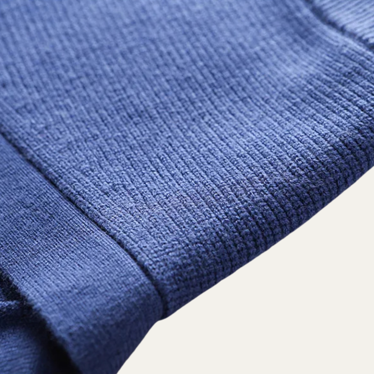 Men's Sweater Vest Blue Button Up V Neck