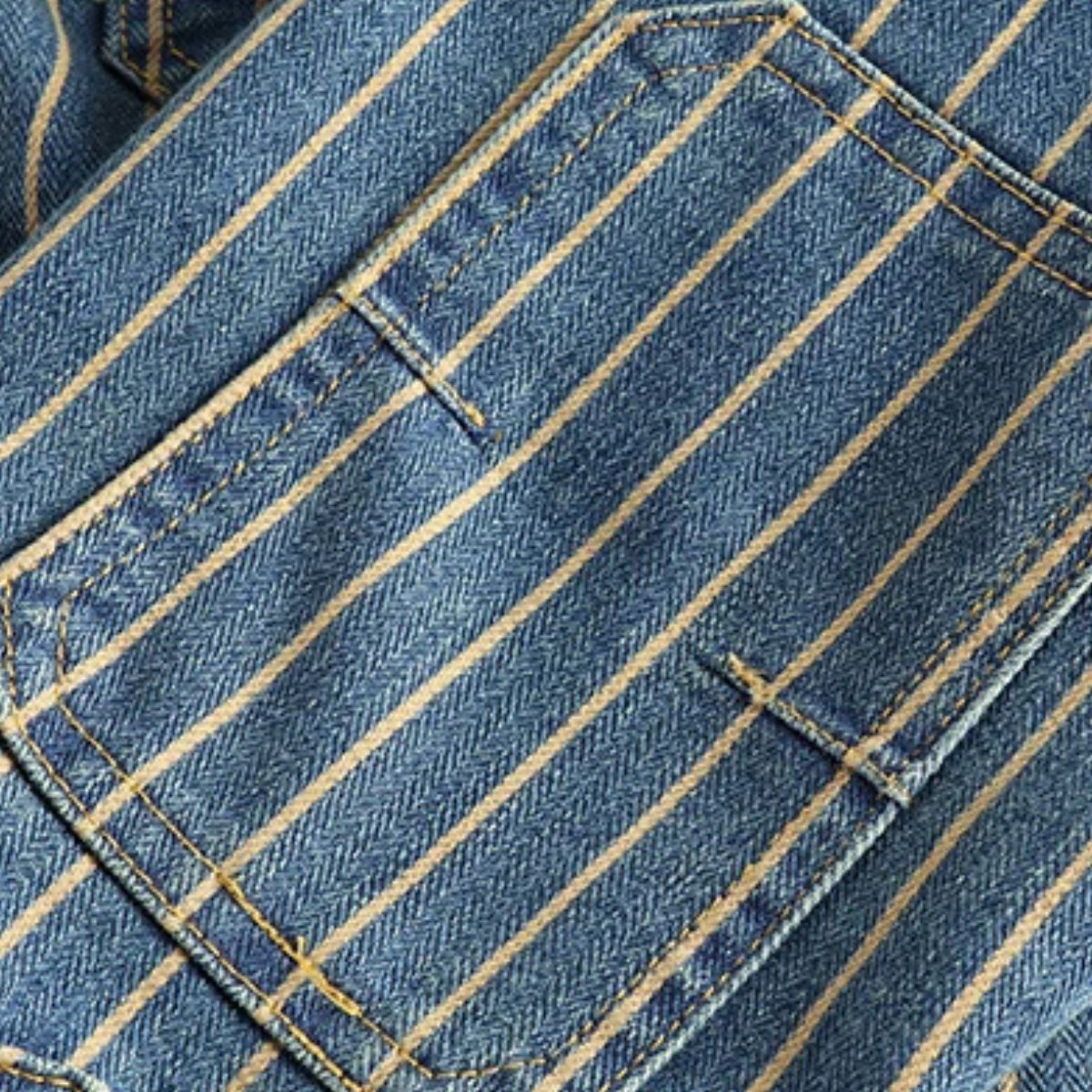 The Rivercrest Men’s Vintage Heavy Cotton Casual Striped Shirt