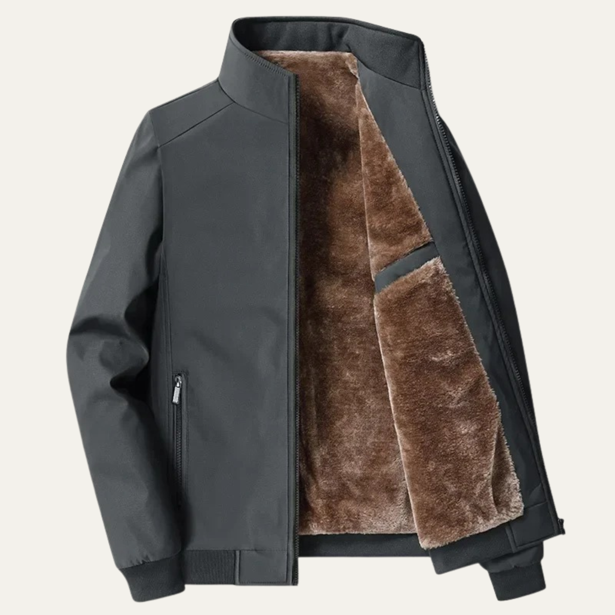 The Glasgow Men's Fleece Lined Winter Jacket - Waterproof Thermal Coat