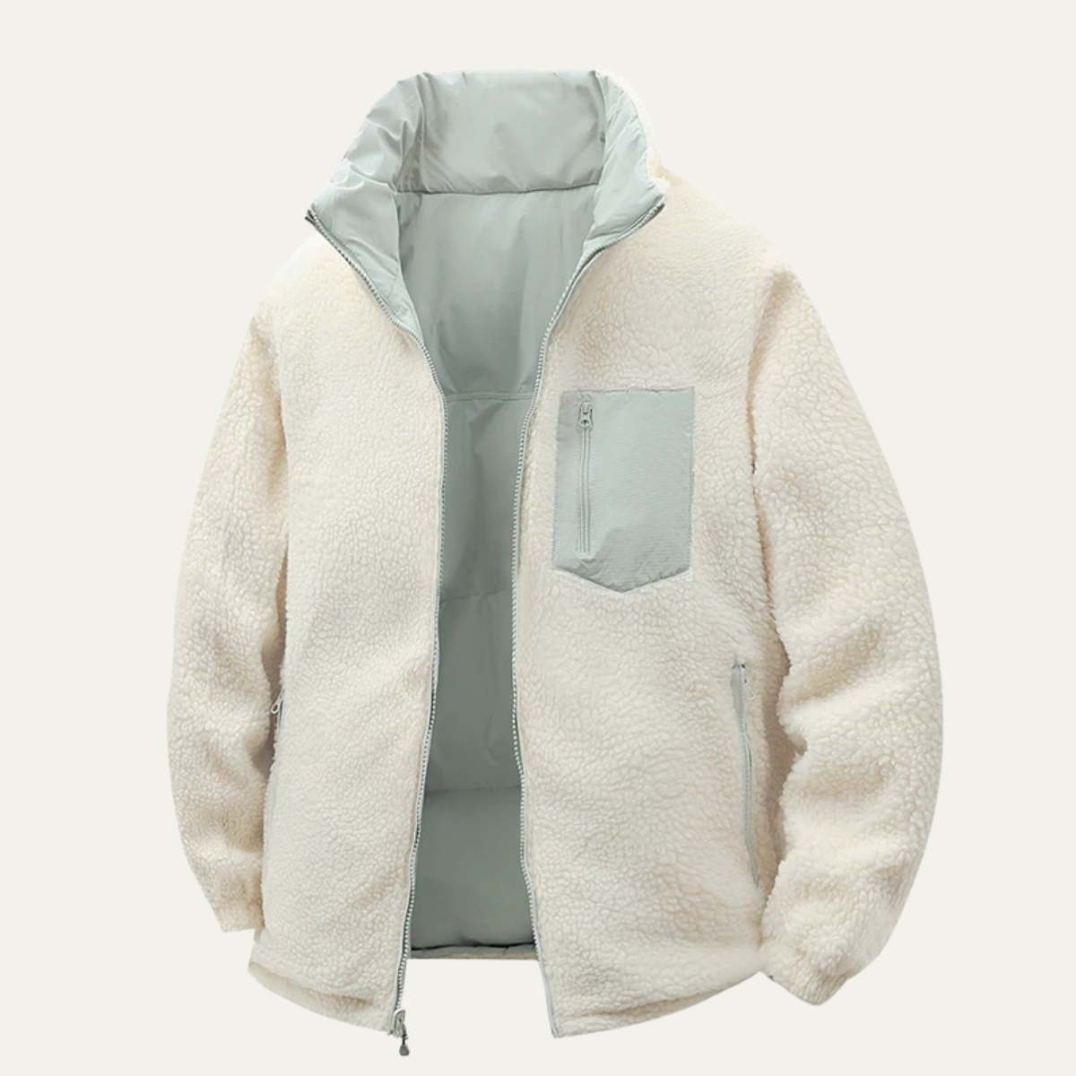 The Cala Mariolu Men’s Warm Double Sided Fleece Sherpa Jacket